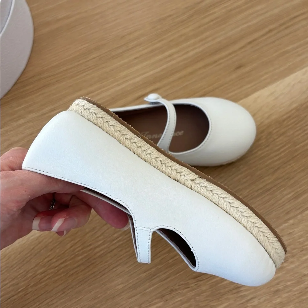 Age of Innocence Hailey White Espadrilles for Little Girls
